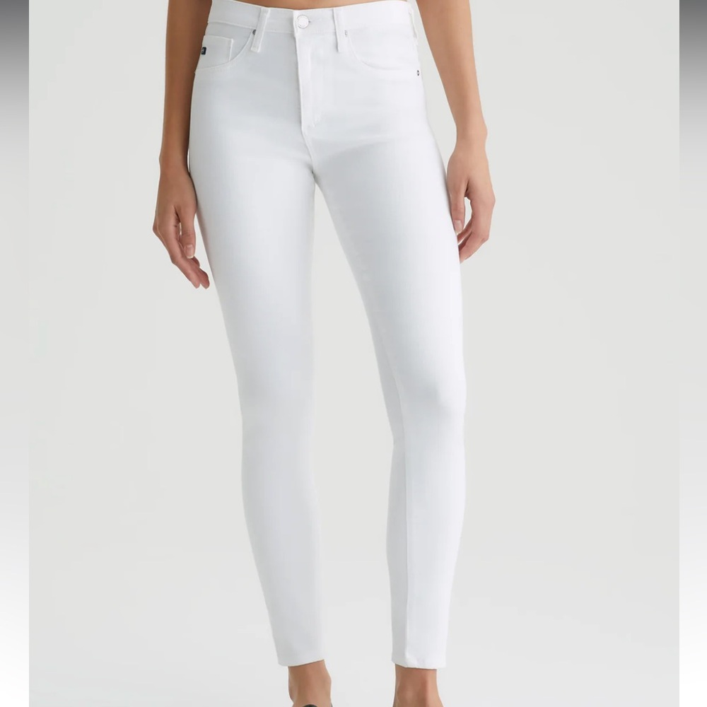 AG White Jeans Ankle Seamless